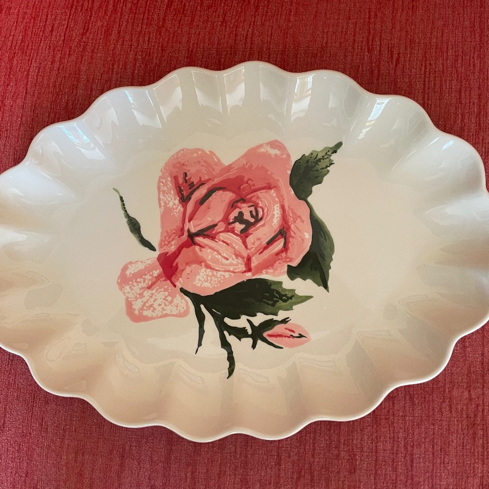Threshold Beautiful Rose Platter